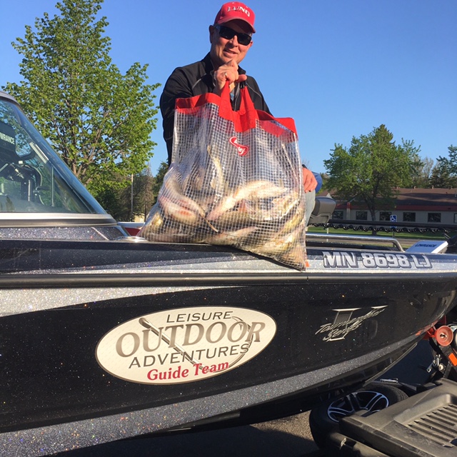 Leisure Outdoor Adventures Mille Lacs report from fishing guide Tim Hanske
