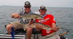 Guide Tim Hanske and partner with 2 nice fish