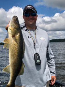 Big Walleye with Captain Freed