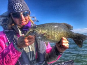 Lady with a great smallmouth