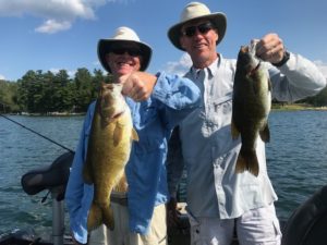 Two small mouth bass
