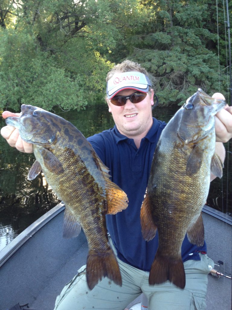 A couple of nice St. Louis River smallmouth bass